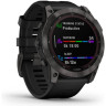 Часы GARMIN FENIX 7X SAPPHIRE SOLAR CARBON GRAY DLC TITANIUM WITH BLACK BAND 11153